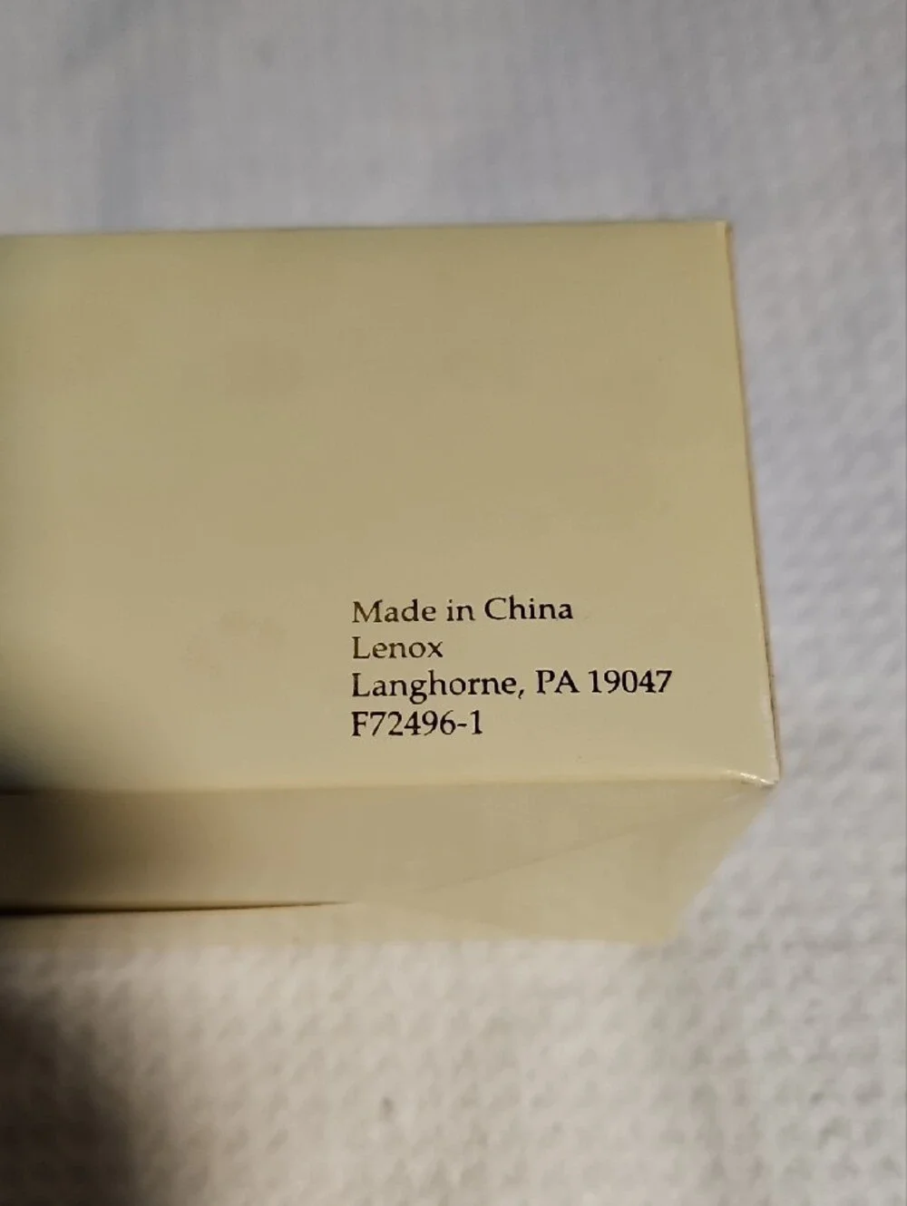 Lenox Cream Porcelain Figurine with Gold Trim 